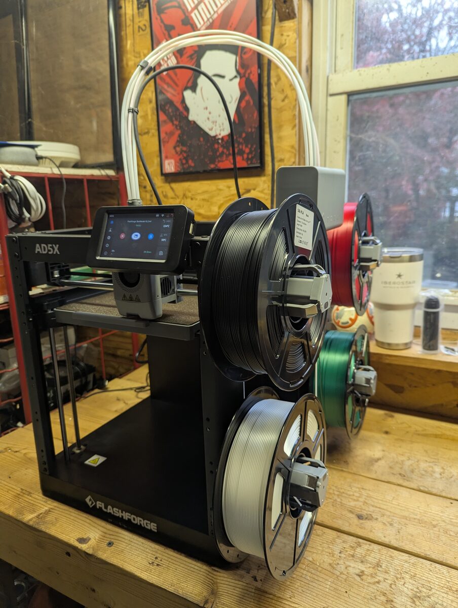 Flashforge AD5X 3D printer setup